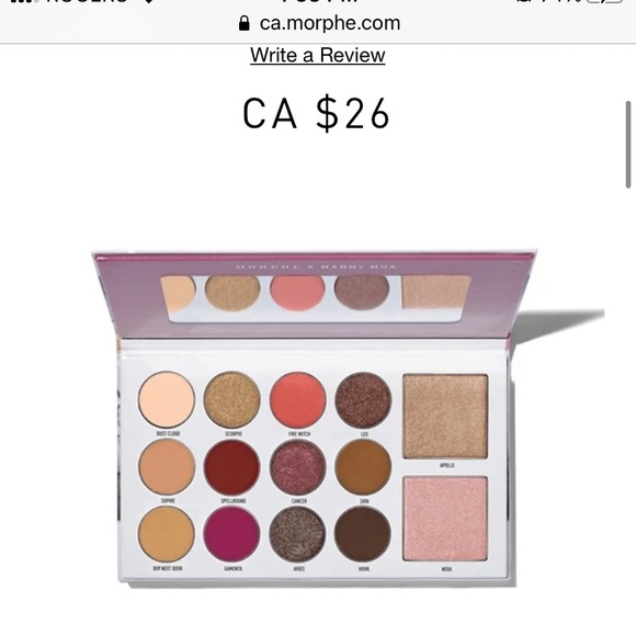 Morphe Other - NEW🧨MorpheXManny Glam Eyeshadow Palette NIB